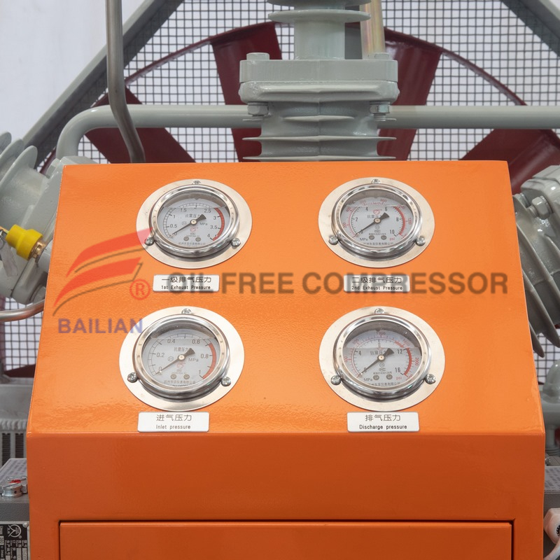 20nm3 100Bar Lazer Kesme Yağı Ücretsiz Azot Kompresörü
